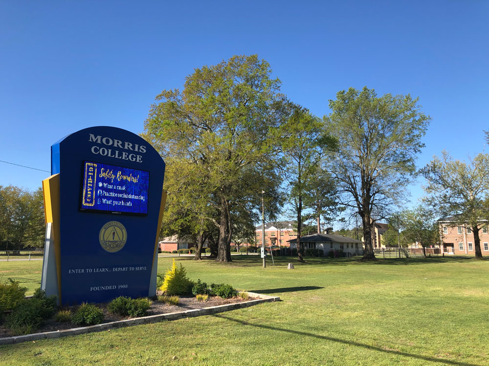 Entrance to Morris College